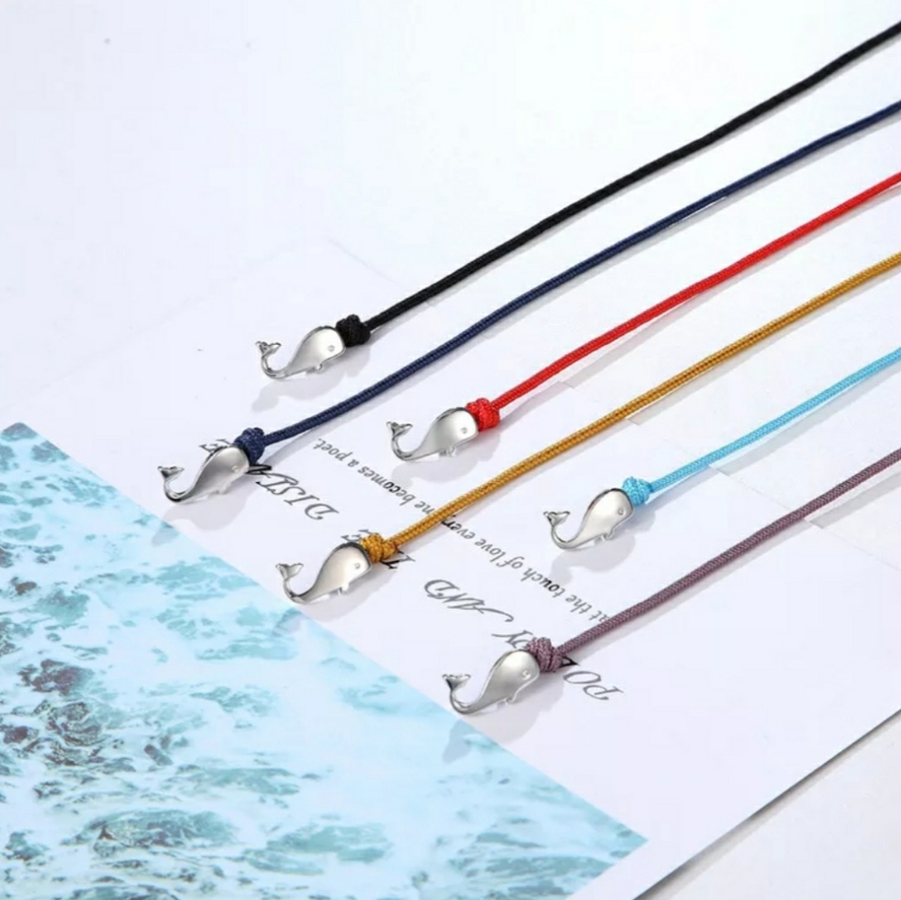 Whale rope bracelets bundle